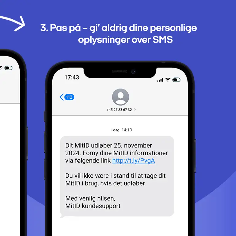 Gode råd mod identitetstyveri over SMS